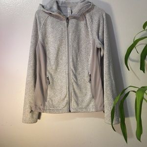 Ideology Gray zip up sweater